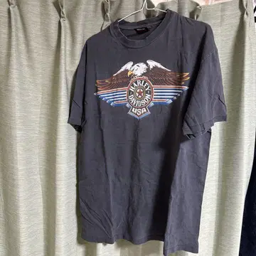 Harley Davidson 이글 티셔츠 다크 그레이