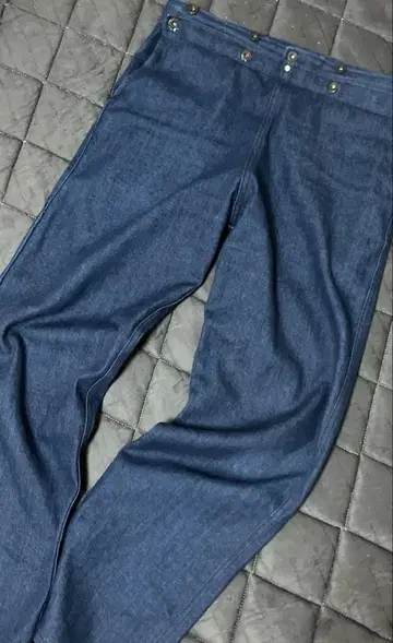 USNAVY 40s 세일러 팬츠 데님 밀리터리