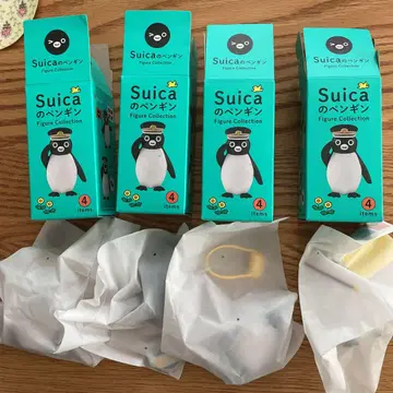 4종 Suica 펭귄 피규어 사카자키 치하루 Suica펭귄