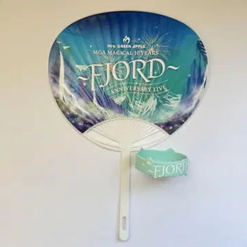 Mrs. GREEN APPLE FJORD 부채 & 러버 밴드 미세스