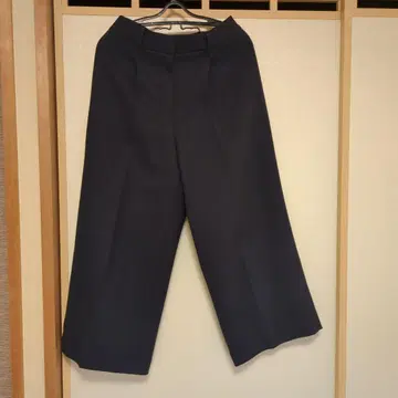 플라스테 와이드 팬츠 네이비 새상품급 M