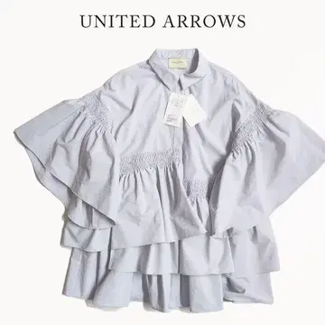 유나이티드 애로우즈 UNITED ARROWS 라일락 블라우스