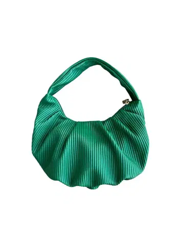 pleats croissant 원 숄더 bag