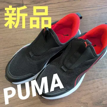 Puma 스니커즈 22.5cm 블랙/레드