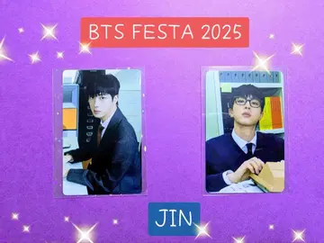 BTS FESTA 2025 한정판 트레이딩 카드 JIN