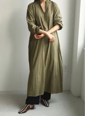 투데이풀 'Cotton Caftan Dress' 코튼 카프탄 드레스