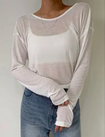 efu TWIST BACK SHEER TEE