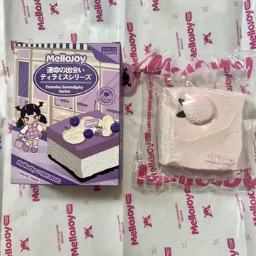 mellojoy 스퀴즈 운명의 만남 티라미수 시리즈 복숭아색 설렘
