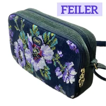 새상품급 FEILER 페일러 숄더백 숄더 쉐닐 직조