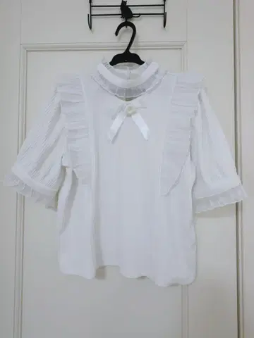 초커풍 골지 상의