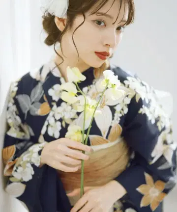 dita 환상경화수월 (귤) 유카타 오비 2세트