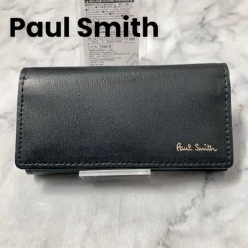 Paul Smith 블랙 가죽 키케이스 폴스미스 4연 블랙 삼절