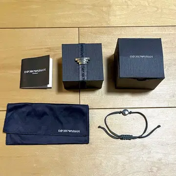 [미사용] EMPORIO ARMANI 로고 팔찌