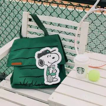 PEANUTS x STARBUCKS 스누피 토트백