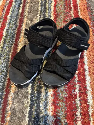 Skechers 블랙 스포츠 샌들 24cm