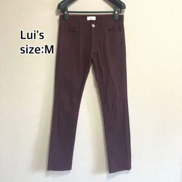 새상품급 Lui's 루이스 남성용 스트레치 데님 보르도 M 사이즈