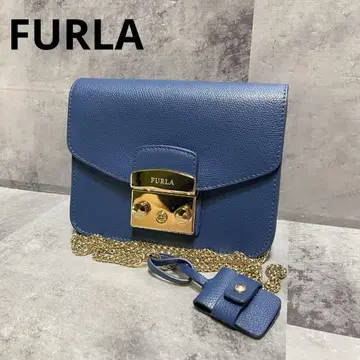 새상품급 FURLA 훌라 메트로폴리스 숄더백 블루