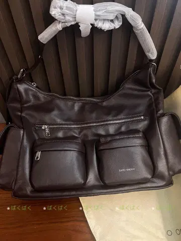 SAMO ONDOH 숄더백 다갈색 L vq