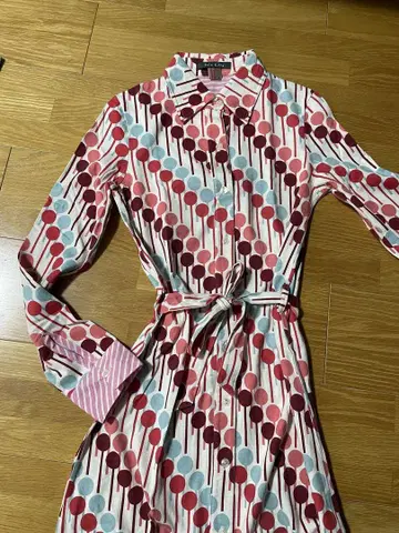 Orla Kiely 도트 무늬 셔츠 원피스