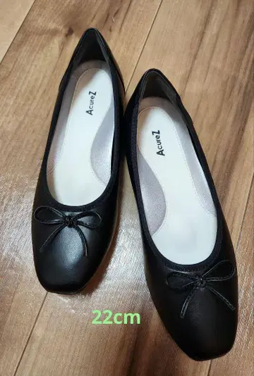 AcureZ 편안하고 깔끔한 3E/2cm 힐 리본 발레 펌프스