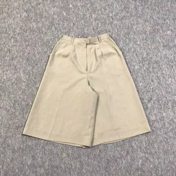 큐롯 하프 팬츠 베이지 폴리에스테르 골프 L 071109