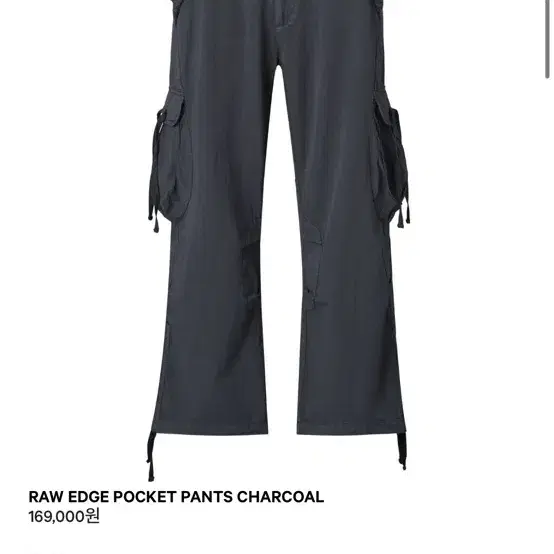 Coyseio Low Edge Pocket Pants Charcoal Size 2 #Coyseio,#코이