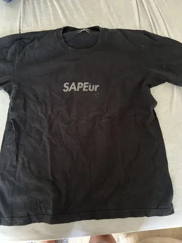 SAPEuR 블랙 티셔츠 L 사이즈