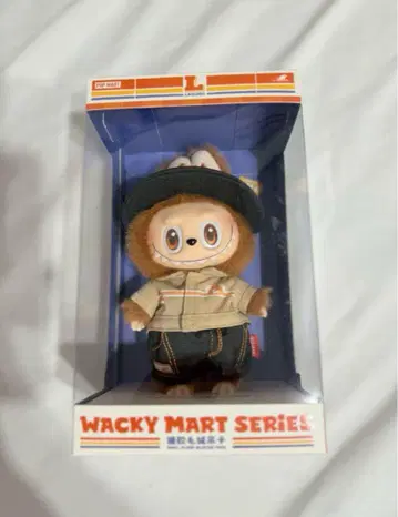 POPMART WACKY MART LABUBU 펜던트 봉제 인형 점원
