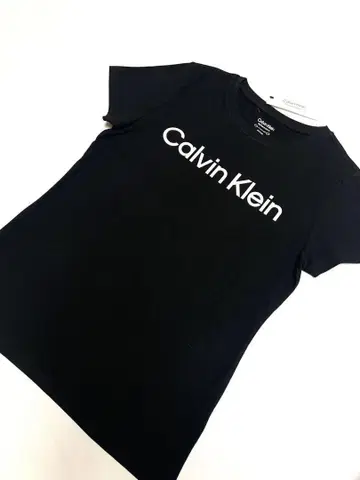 Calvin Klein 캘빈클라인 블랙 반팔 티셔츠 M