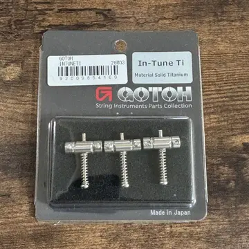 새상품급 GOTOH In-Tune Ti 텔레캐스터용 티타늄 안장