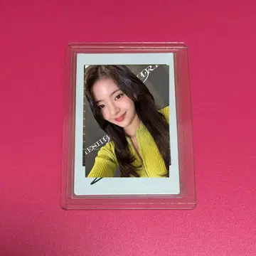 itzy cheshire 리아 친필 사인 폴라로이드