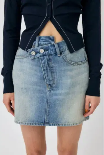 moussy CROSS WAIST 미니 스커트