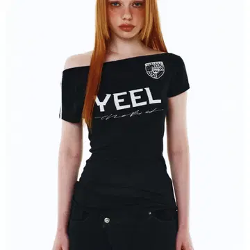 [YEEL] YEEL RACING ASYMMETRIC T-SHIRT /追跡付 Yeel RACING ASYMMETRIC T-SHIRT GREY | 후루츠패밀리