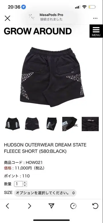 HUDSON OUTERWEAR 숏팬츠