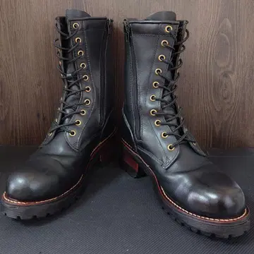 새상품급 ALPHA INDUSTRIES 가죽 부츠 25cm