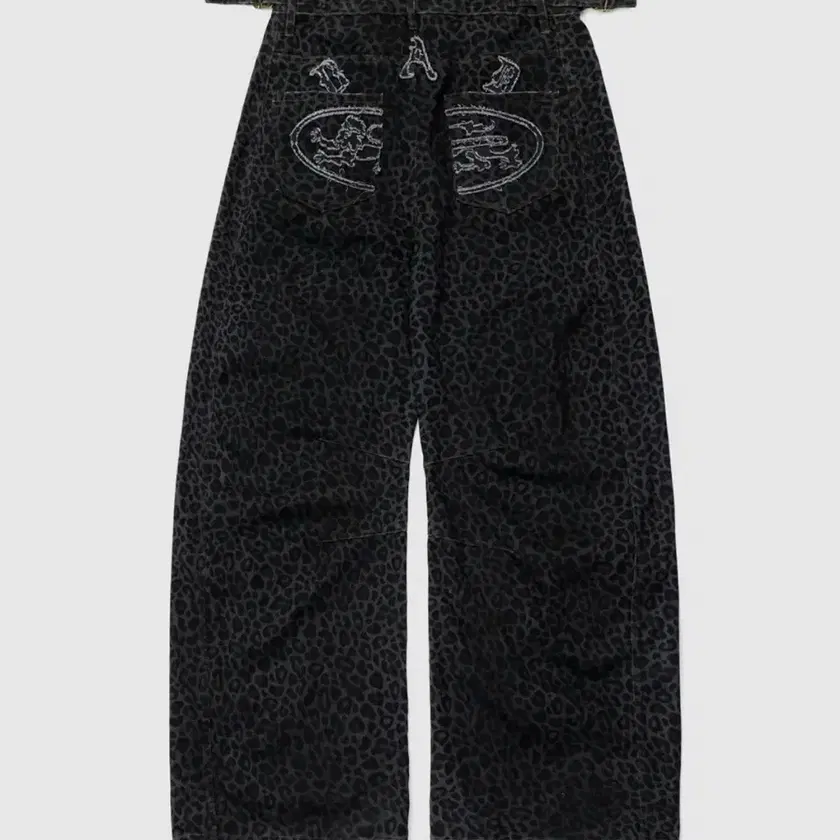 ◆BADBLOOD◆ Lion Patch Short Sleeve Slim Fit Washed Black BADBLOOD Lion Patch Short Sleeve Slim Fit (Washed Black