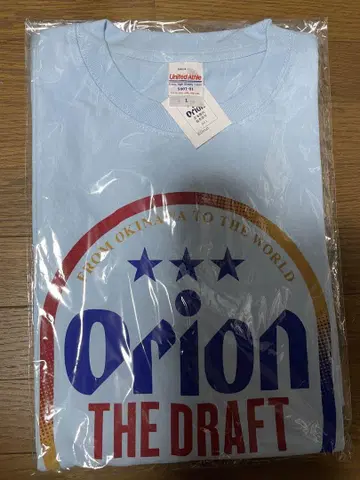 오리온 맥주 티셔츠 블루 L