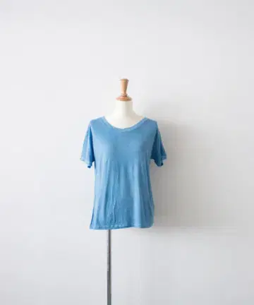 BASERANGE / LOOSE TEE / ISATIS BLUE 티셔츠