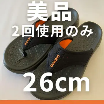 DUARIG 아웃도어 샌들 26cm 블랙/오렌지