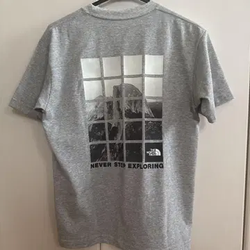 THE NORTH FACE 그레이 반팔 티셔츠 XS