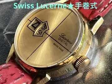 1960년대 Swiss.Lucerne 수동 와인딩 시계 작동 OK