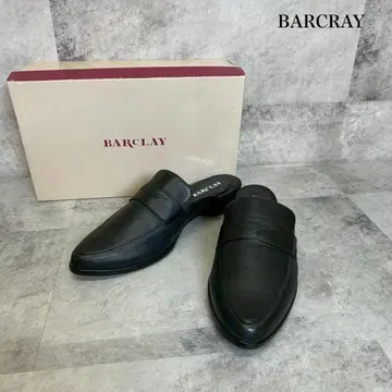 BARCLAY 버클레이 로퍼 샌들 블랙 24.5 RG111