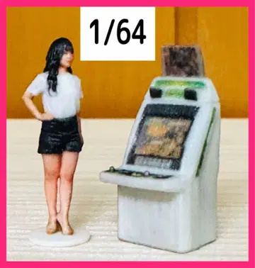 1/64 미니어처 게임기 피규어, 미니카, 게임센터