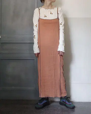 BASERANGE SHOK SLIP ON DRESS/BRICK