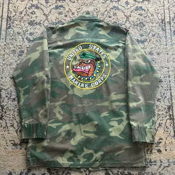 60년대 정글 퍼티그 자켓 5th 카모 무늬 검 4th 3rd