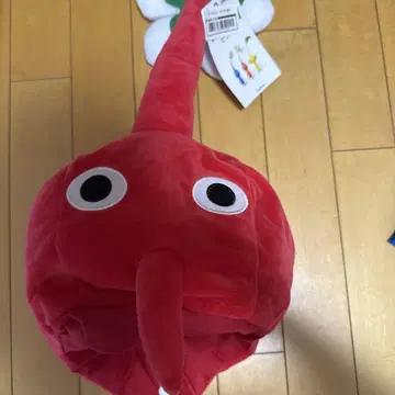 피크민 코스프레 모자 빨간 피크민