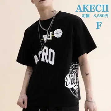 새상품 [ AKECII ] 아케시 아스트로 프린트 티셔츠 F