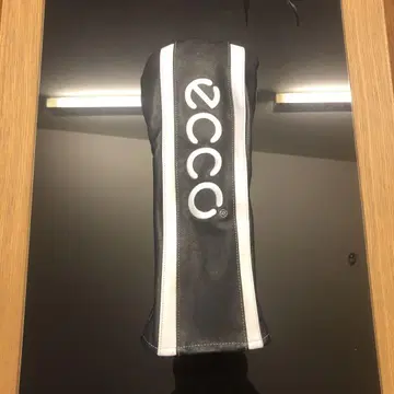 ECCO 드라이버용 골프헤드커버 블랙/화이트