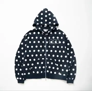 ttt_msw Dot zip up hoodie NAVY
