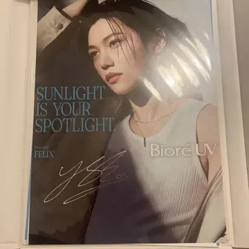 스키즈 비오레UV 포스터 필릭스 Felix StrayKids